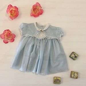 Vintage light blue dress